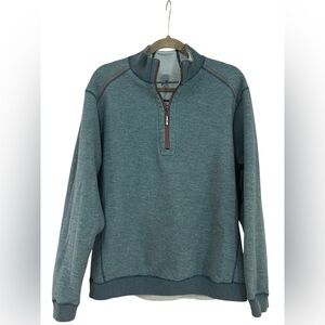 Tommy Bahama Reversible Quarter Zip Pullover Sweater